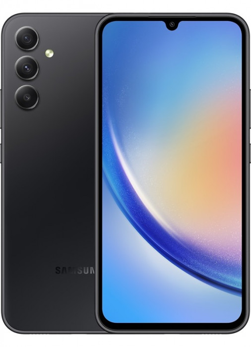 Смартфон Samsung Galaxy A34 5G 8/256GB Графитовый (Awesome Graphite) | Фото 1 из 10