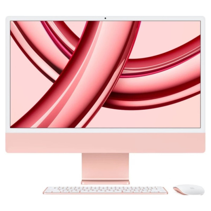 Моноблок Apple iMac 24" 2024 Retina 4,5K, M4 MWV43 (10-core CPU, 16/256GB, 16-core GPU) Розовый (Pink) | Фото 1 из 3