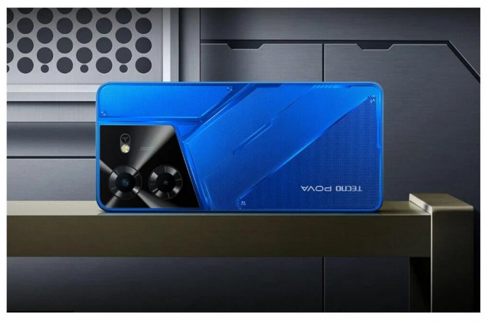 Смартфон Tecno Pova Neo 3 4/128GB Синий (Hurrican Blue) EAC | Фото 8 из 9