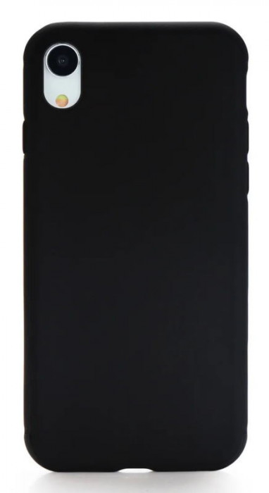 Чехол силиконовый для iPhone XR Черный