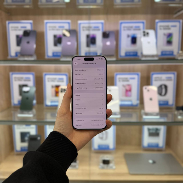 Б/У Смартфон Apple iPhone 15 Pro 128GB Белый Титан (White Titanium)