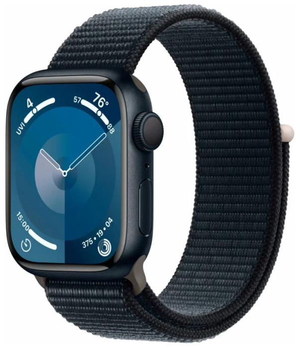 Умные часы Apple Watch Series 9 41mm Midnight Aluminum Case with Midnight Sport Loop