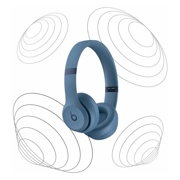 Беспроводные наушники Beats Solo4 Синий (Slate Blue) | Фото 3 из 6