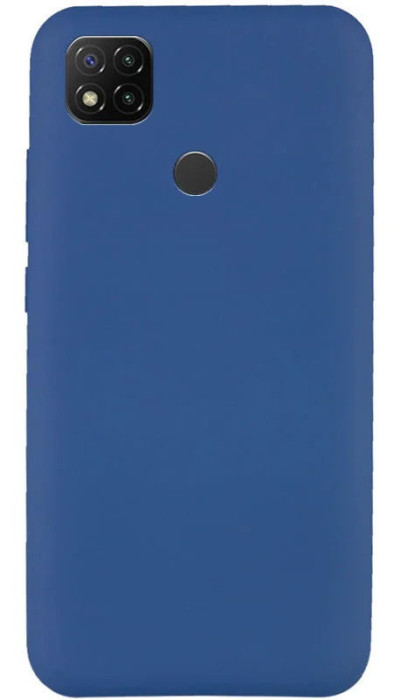 Чехол Silicone cover для Redmi 9C Синий