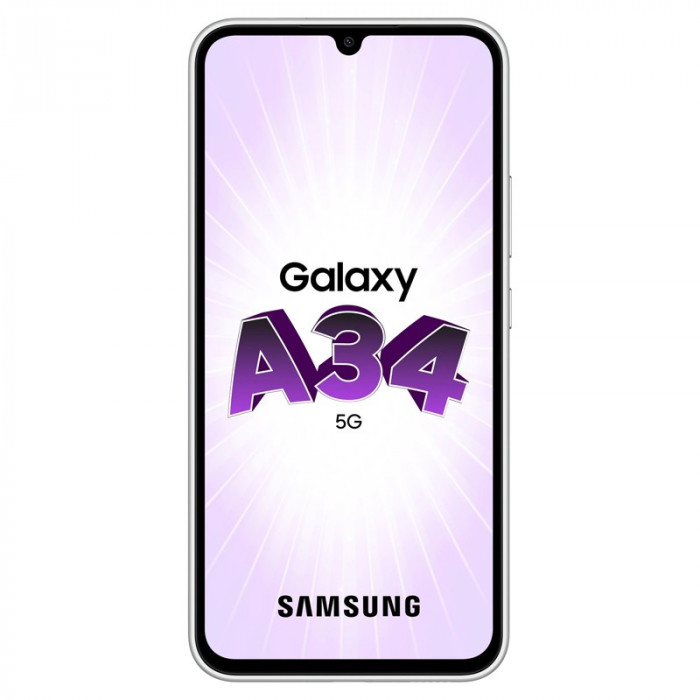 Смартфон Samsung Galaxy A34 5G 8/128GB Перламутр (Awesome Silver)