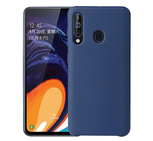 Чехол Samsung Silicone Cover для Samsung Galaxy A60 Темно-синий