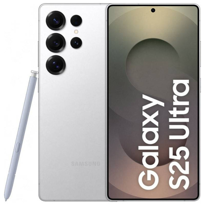 Смартфон Samsung Galaxy S25 Ultra 12/256GB Cеребряный Титан (Titanium Whitesilver) | Фото 1 из 3