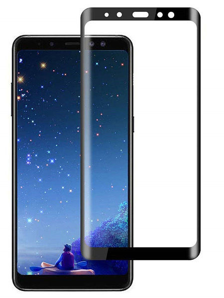 Защитное стекло для Samsung Galaxy A8 Plus Черный купить в Воронеже по  низкой цене | Интернет-магазин Хатико-Техника (ранее AppVoronezh)