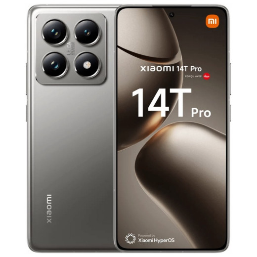 Смартфон Xiaomi 14T Pro 12/512GB Серый (Titan Gray) — 