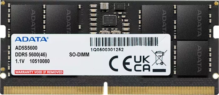 Оперативная память 32Gb DDR5 5600MHz ADATA SO-DIMM (AD5S560032G-S)