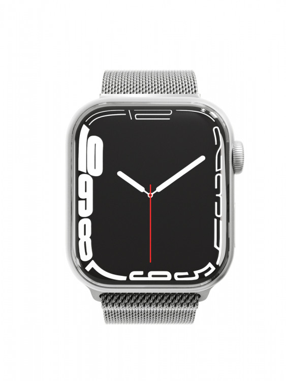 Ремешок из нержавеющей стали сетчатый VLP для Apple Watch 42/44/45 Серебристый