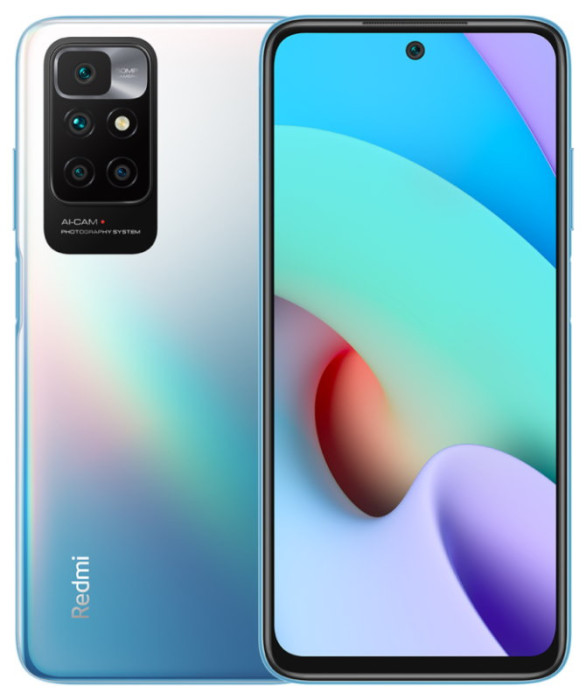 Смартфон Xiaomi Redmi 10 4/64GB Голубой (Blue) | Фото 4 из 4