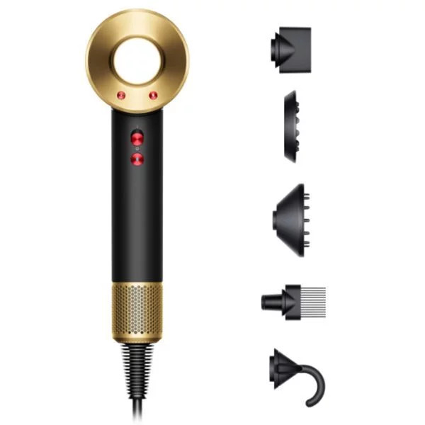 Фен Dyson Supersonic HD07 Черный/Золотой (Black Gold/Onyx) | Фото 1 из 2