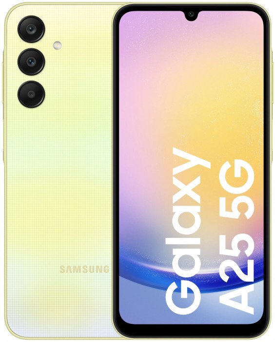 Смартфон Samsung Galaxy A25 8/256GB Желтый (Yellow)