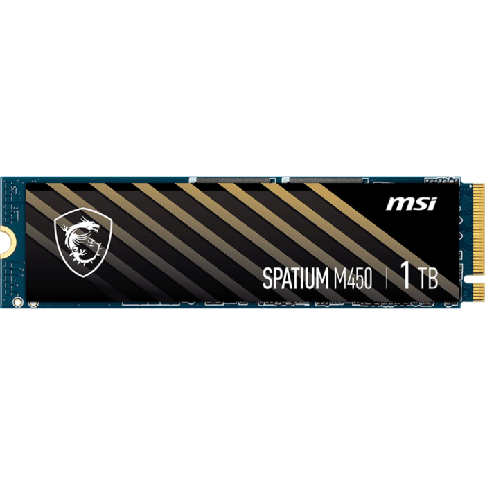 Накопитель SSD 1Tb MSI SPATIUM M450 (SPATIUM M450 PCIe 4.0 NVMe M.2 V1 1TB)