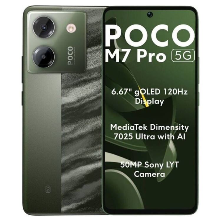 Смартфон Poco M7 Pro 12/256GB Зеленый (Green)